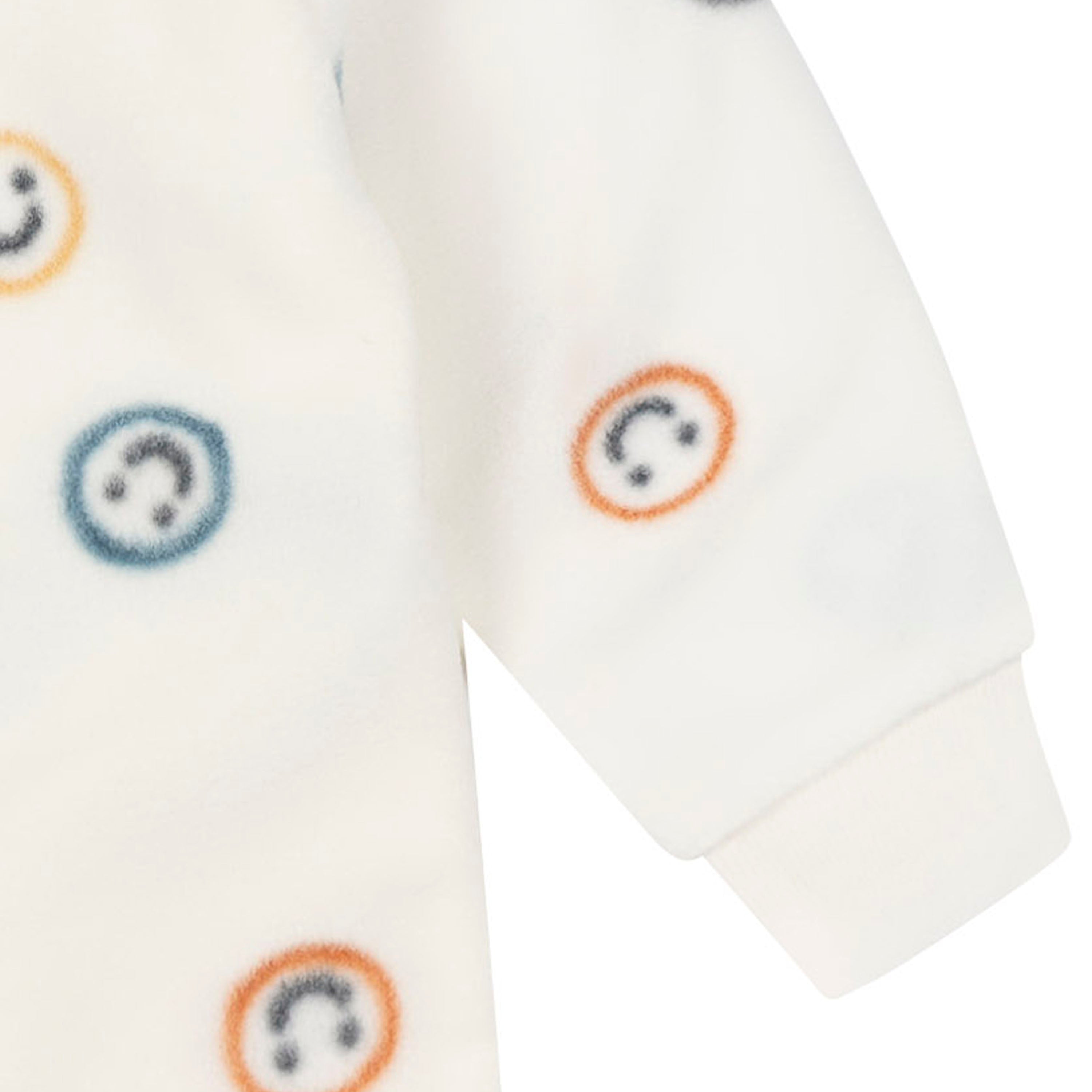 Baby & Toddler Boys Smileys Footed Fleece Pajamas