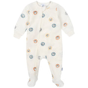 Baby & Toddler Boys Smileys Footed Fleece Pajamas
