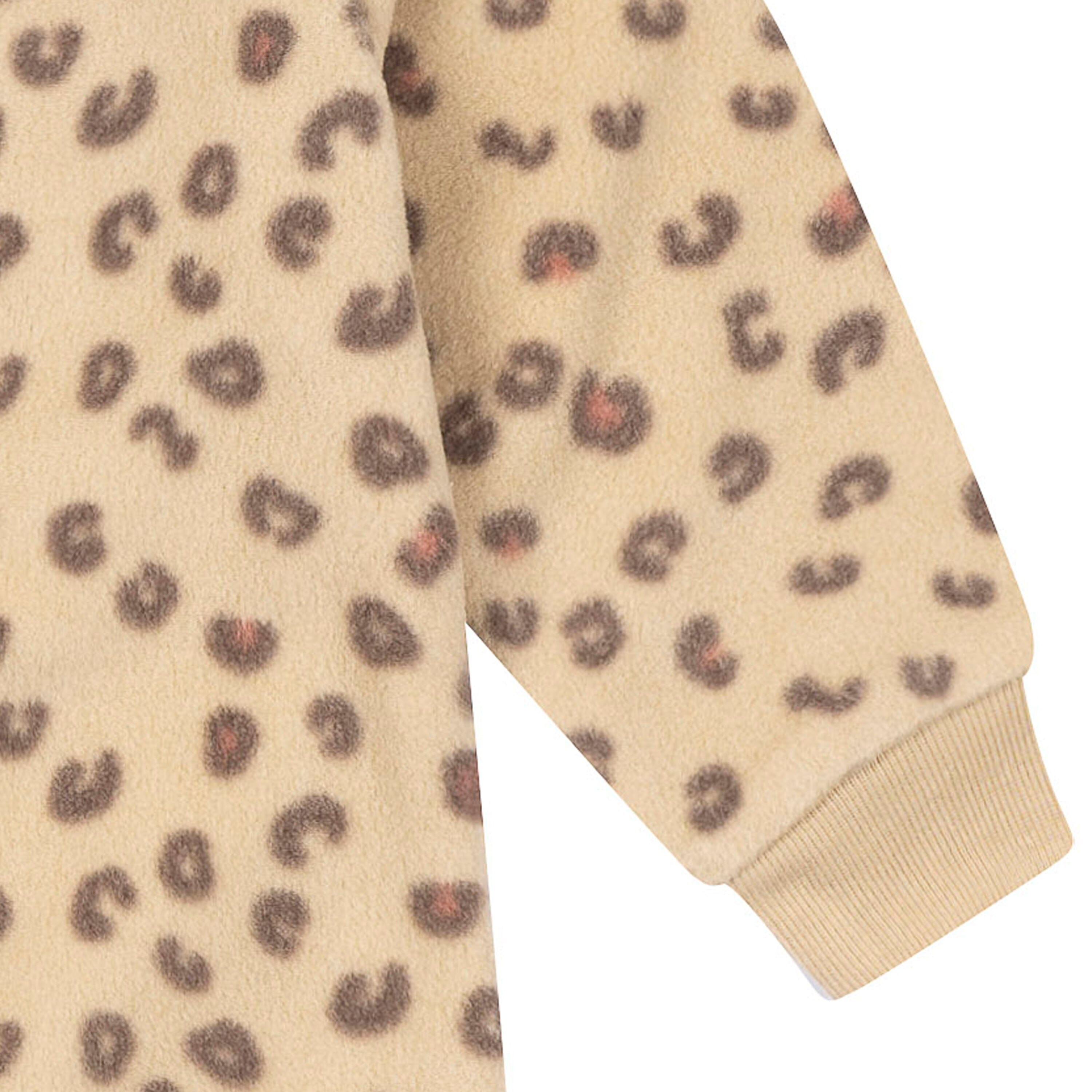 Baby & Toddler Girls Leopard Footed Fleece Pajamas sleepwear Gerber® 