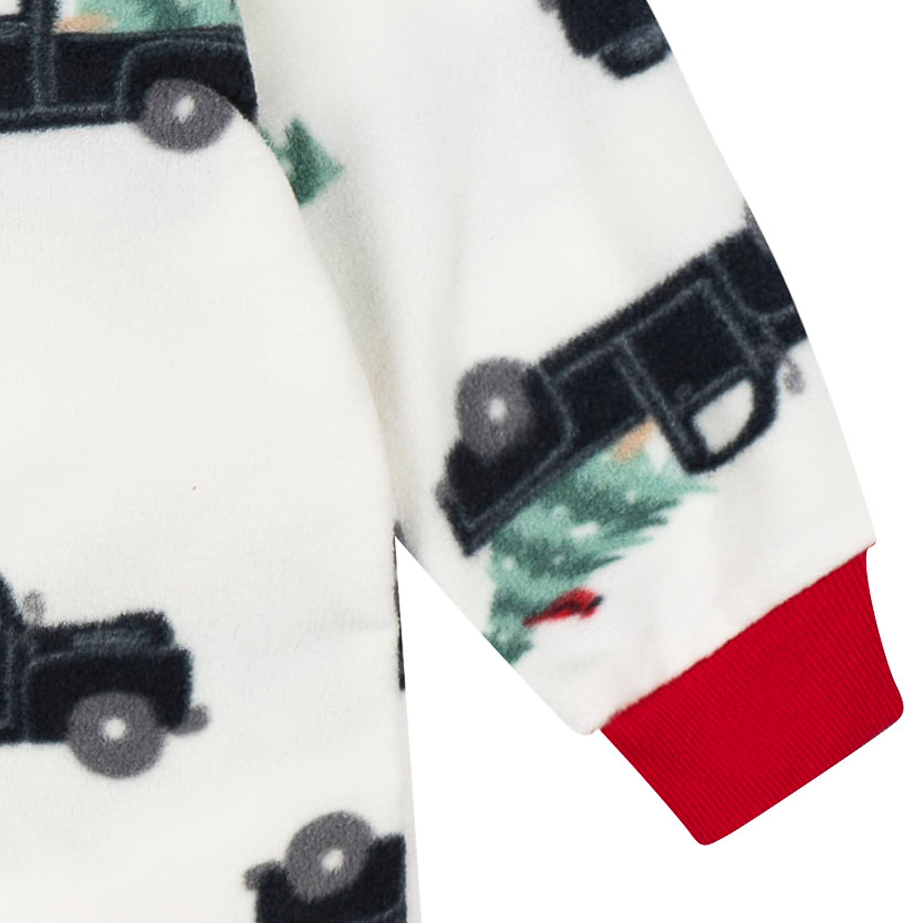 Baby & Toddler Neutral Trucks Footed Fleece Pajamas sleepwear Gerber® 