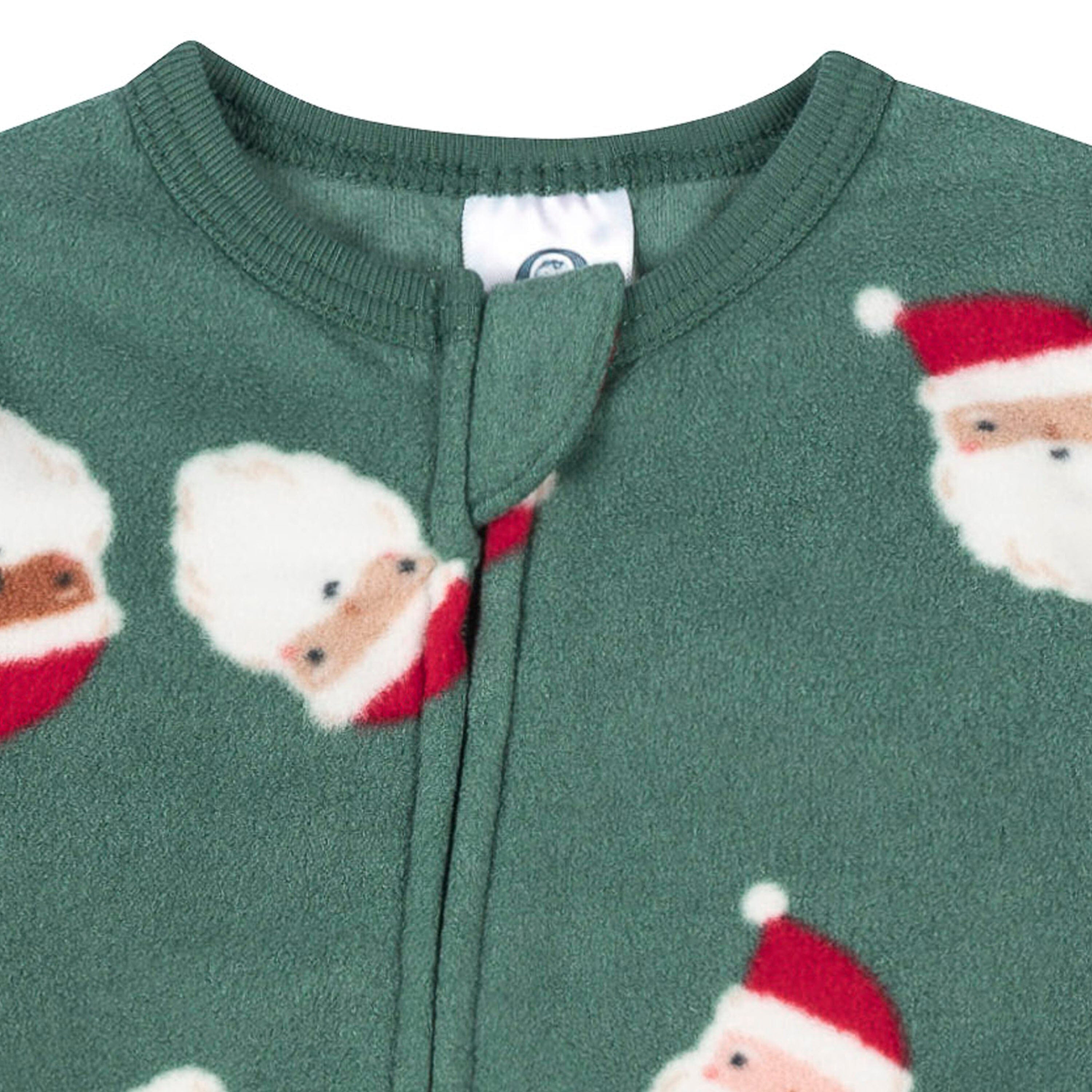 Baby & Toddler Neutral Santas Footed Fleece Pajamas sleepwear Gerber® 