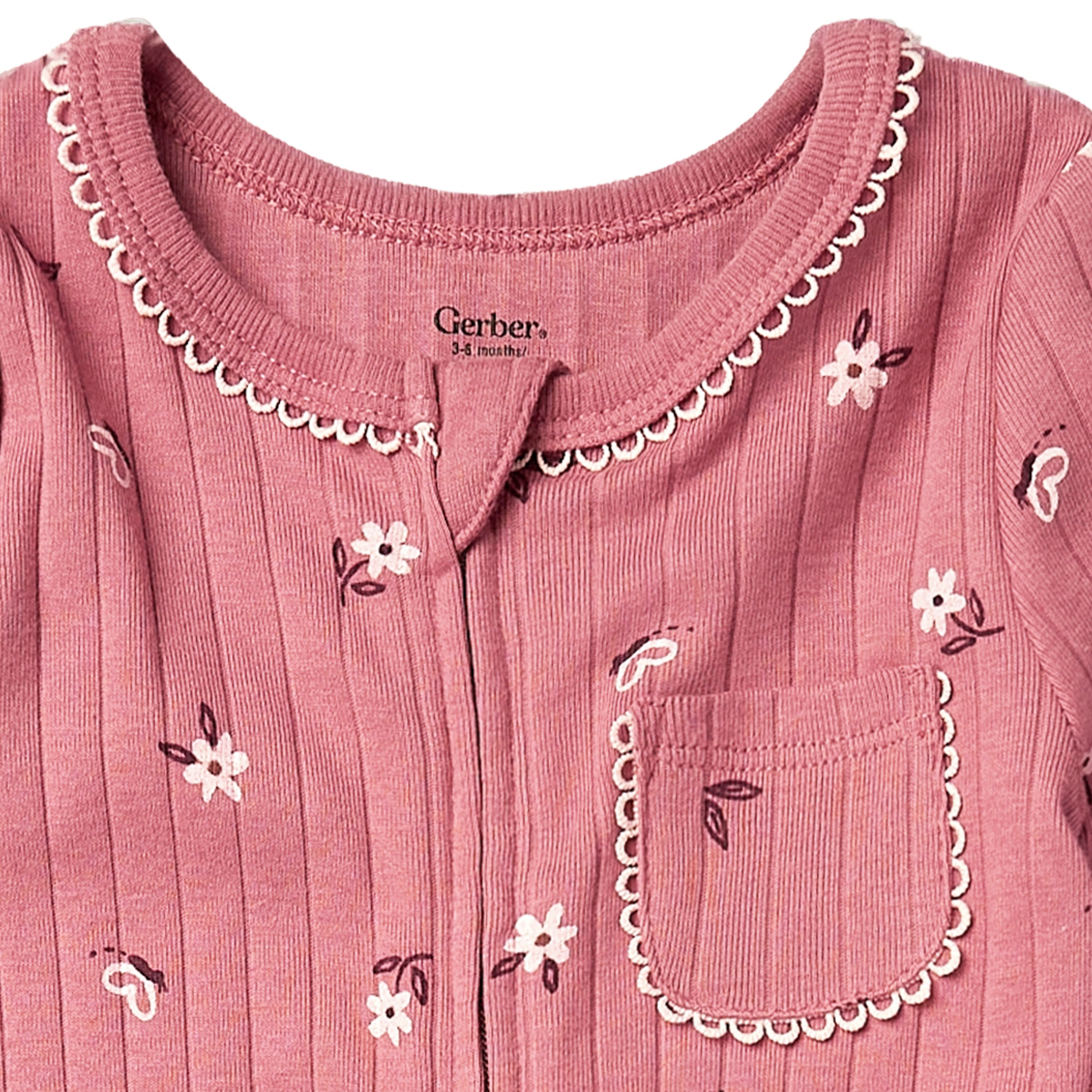 Baby Girls Rose Romper