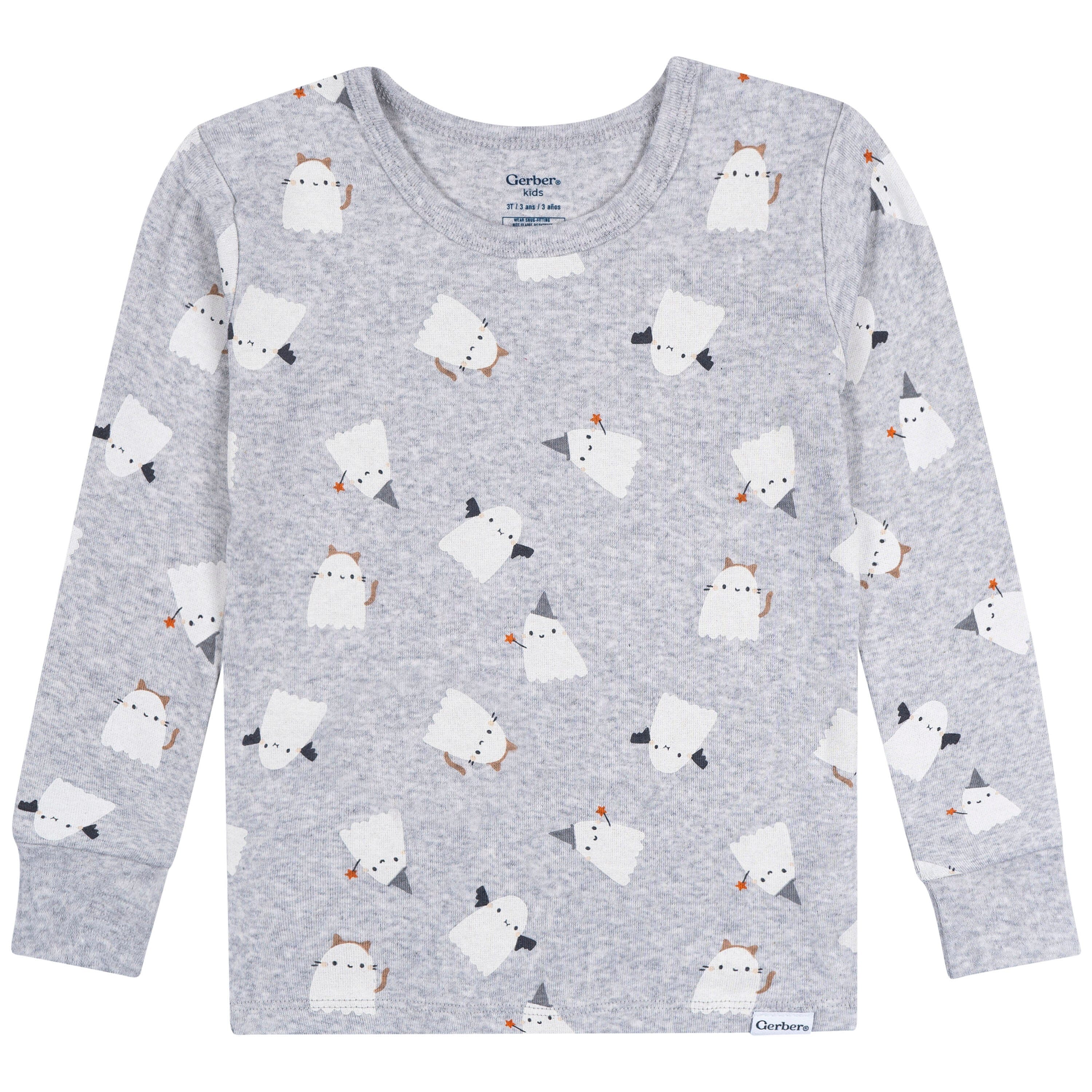 2-Piece Infant & Toddler Neutral Halloween Ghosts Cotton Pajamas sleepwear Gerber® 