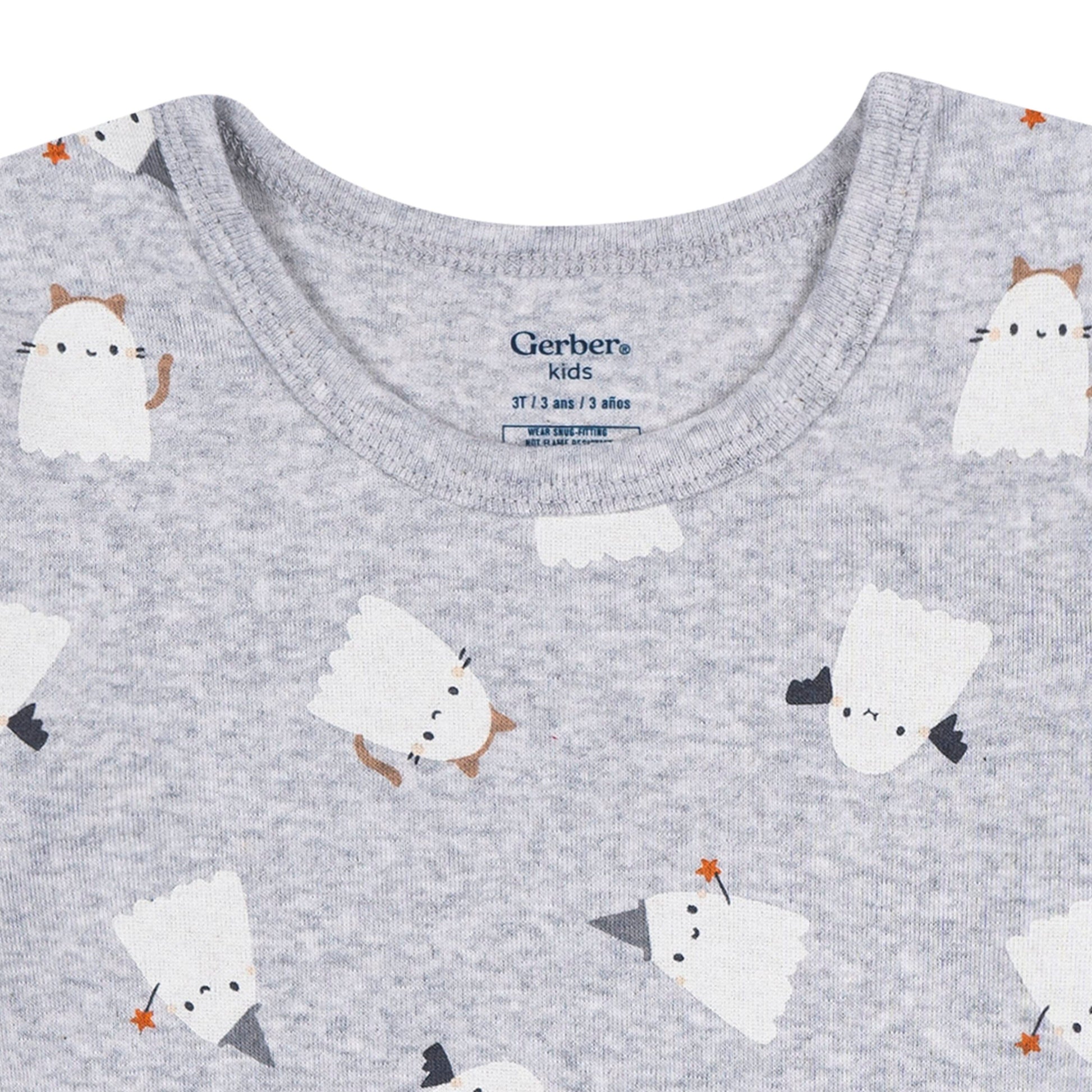 2-Piece Infant & Toddler Neutral Halloween Ghosts Cotton Pajamas sleepwear Gerber® 