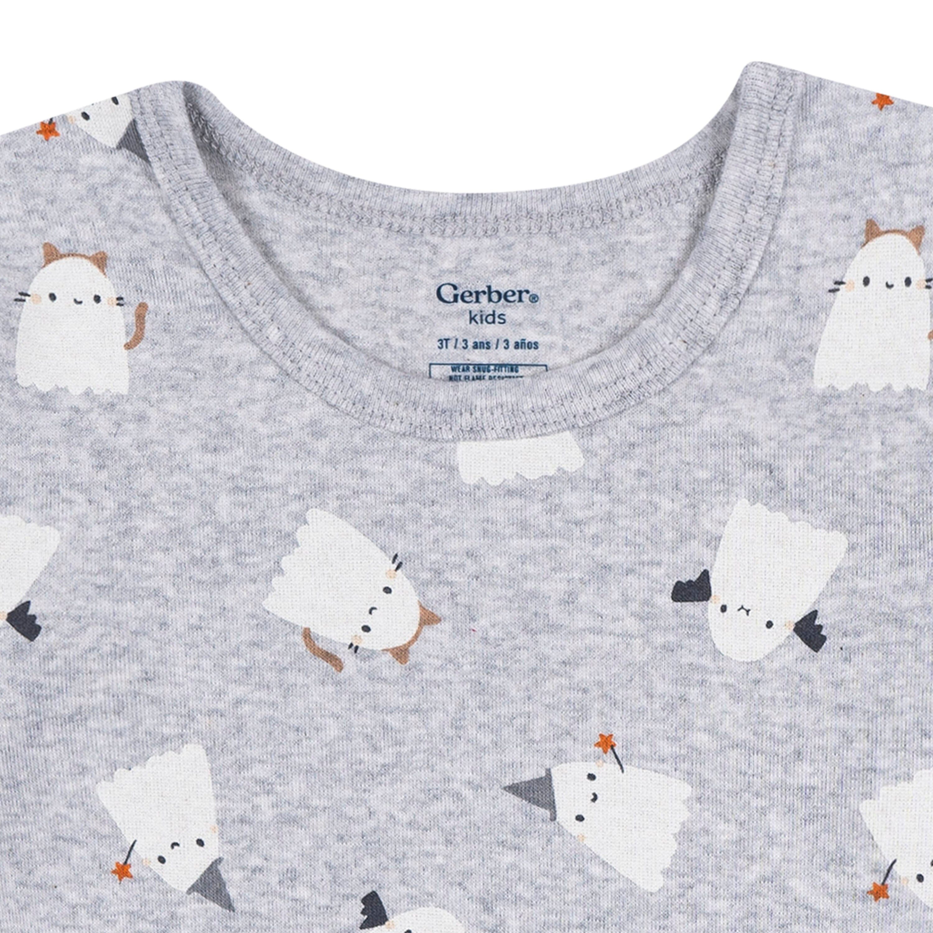 2-Piece Infant & Toddler Neutral Halloween Ghosts Cotton Pajamas sleepwear Gerber® 