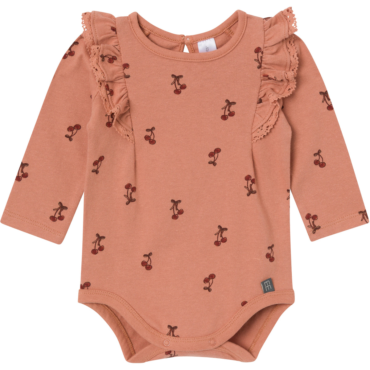 2-Pack Baby Girls Cameo Rose Ruffled Bodysuit