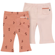 2-Pack Baby Girls Cherry Flare Pants