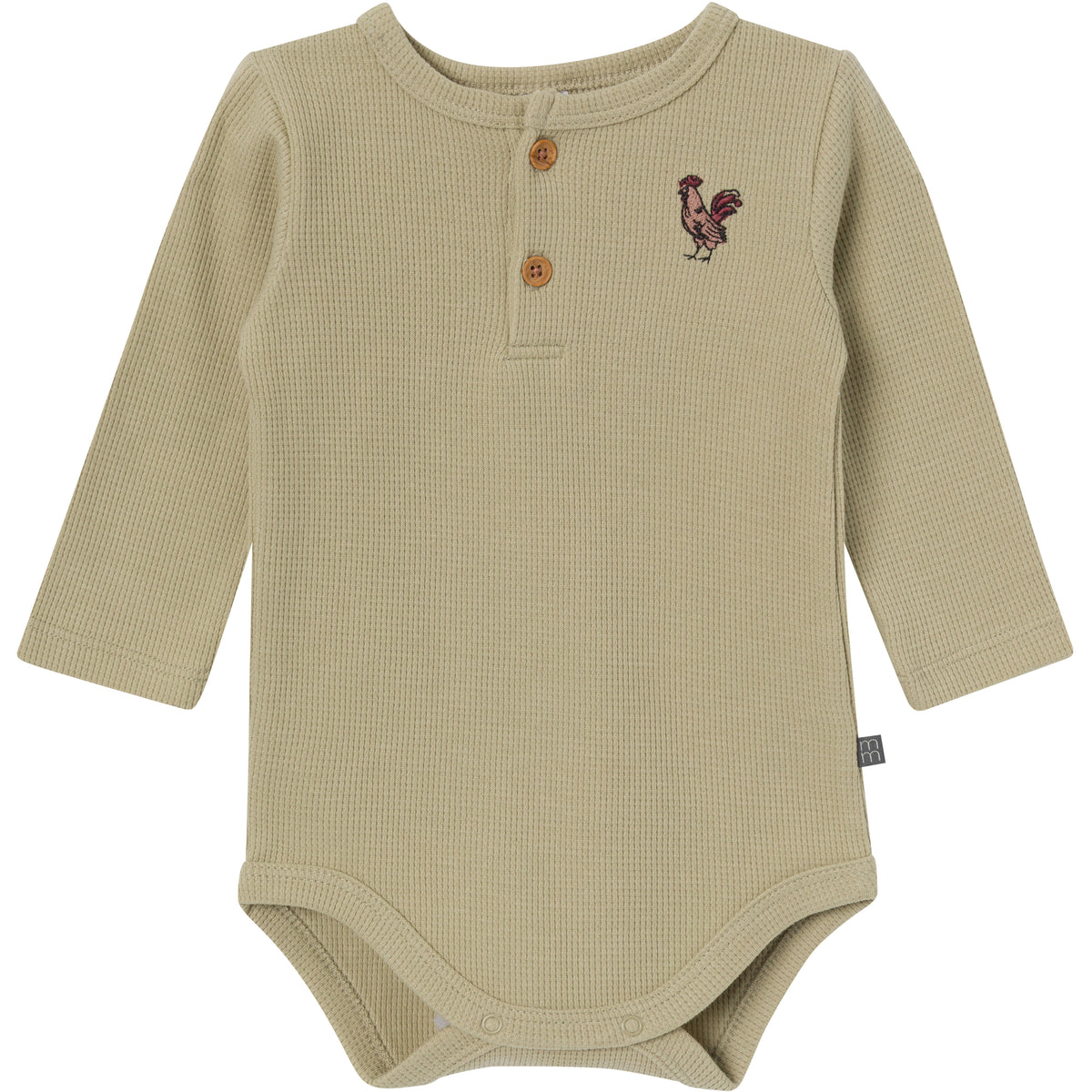 2-Pack Baby Boys Forest Henley Bodysuit