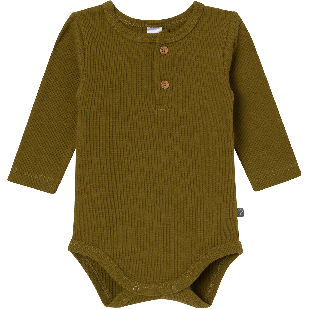 2-Pack Baby Boys Forest Henley Bodysuit