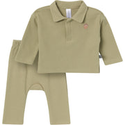 2-Piece Baby Boys Elm Johnny Collar Set outfits modern moments™ by Gerber® 