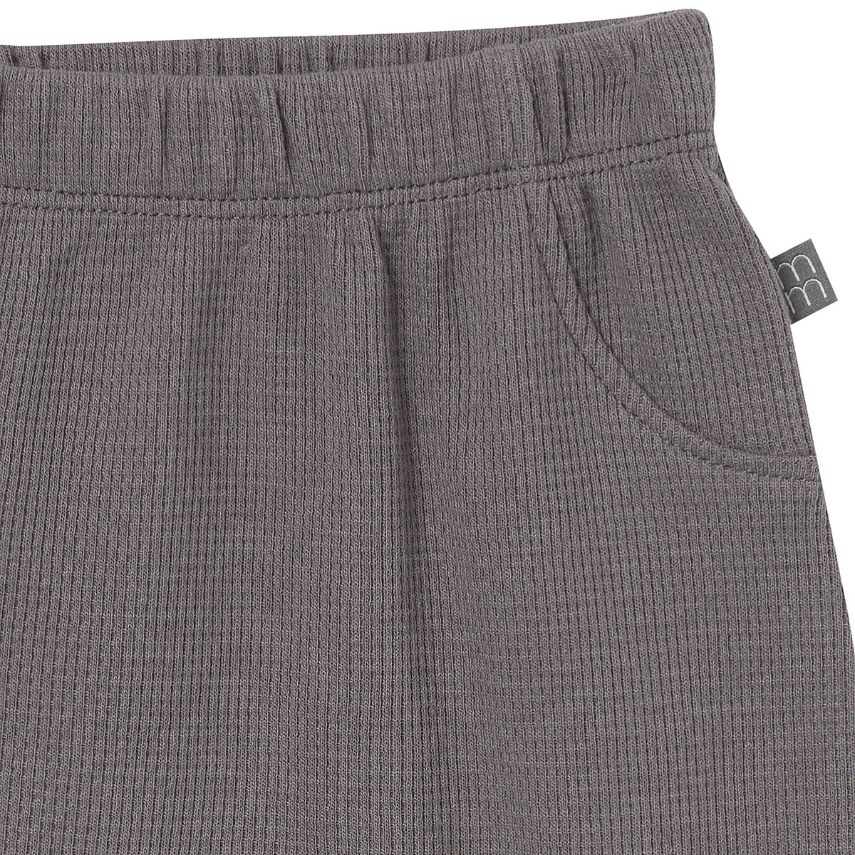 2-Piece Baby Boys Steel Gray Johnny Collar Set outfits modern moments™ by Gerber® 