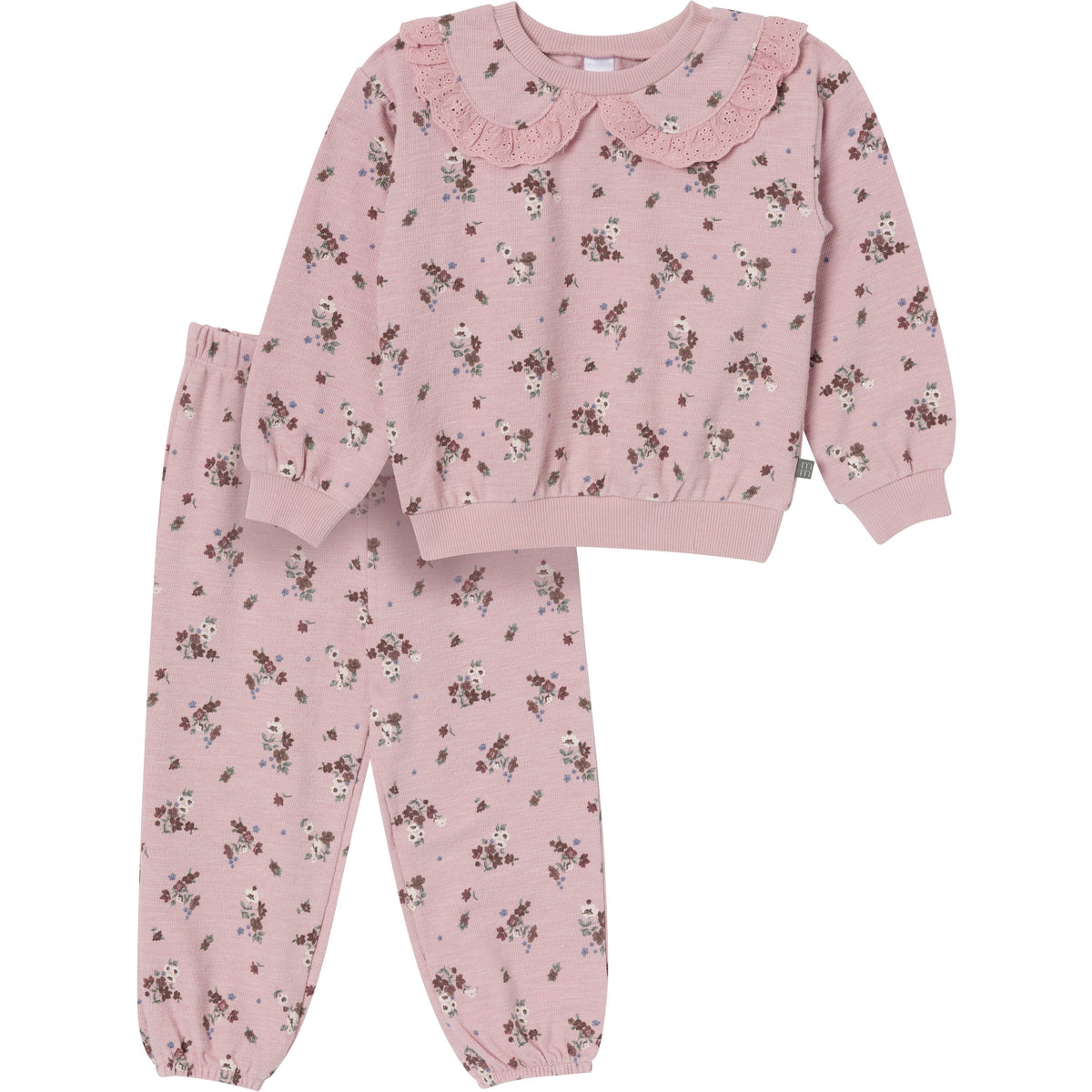 2-Piece Baby Girls Mauve Sweatshirt Set outfits modern moments™ by Gerber® 