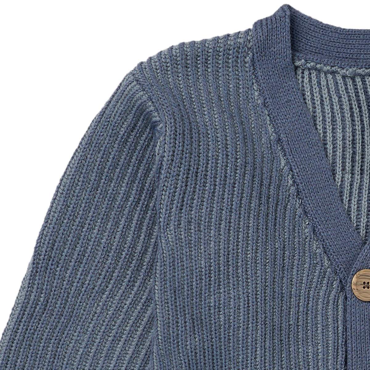 Infant & Kid Girls Slate Fisherman Rib Cardigan tops modern moments™ by Gerber® 