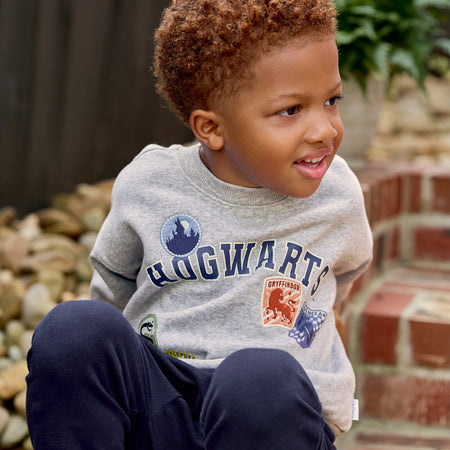 Infant & Toddler Neutral Hogwarts House Patch Sweatshirt