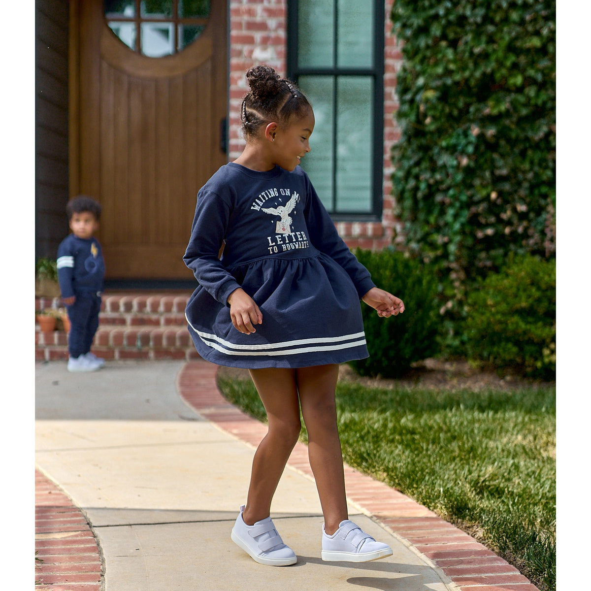 Toddler Girls Navy Hogwarts Letter Dress dresses Gerber® 