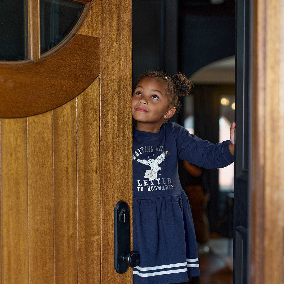 Toddler Girls Navy Hogwarts Letter Dress dresses Gerber® 