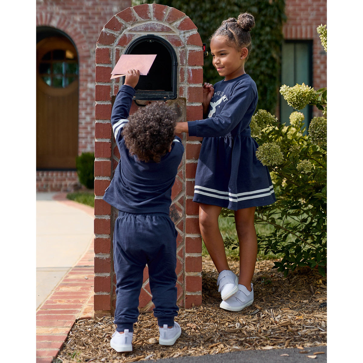 Toddler Girls Navy Hogwarts Letter Dress dresses Gerber® 