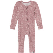 Baby & Kid Girls Mauve Snug Fit Footless Pajamas