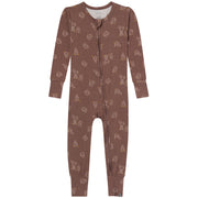Baby & Kid Neutral Coffee Snug Fit Footless Pajamas