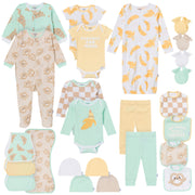 25-Piece Baby Neutral Bananas For Mama Layette outfits Onesies® Brand 