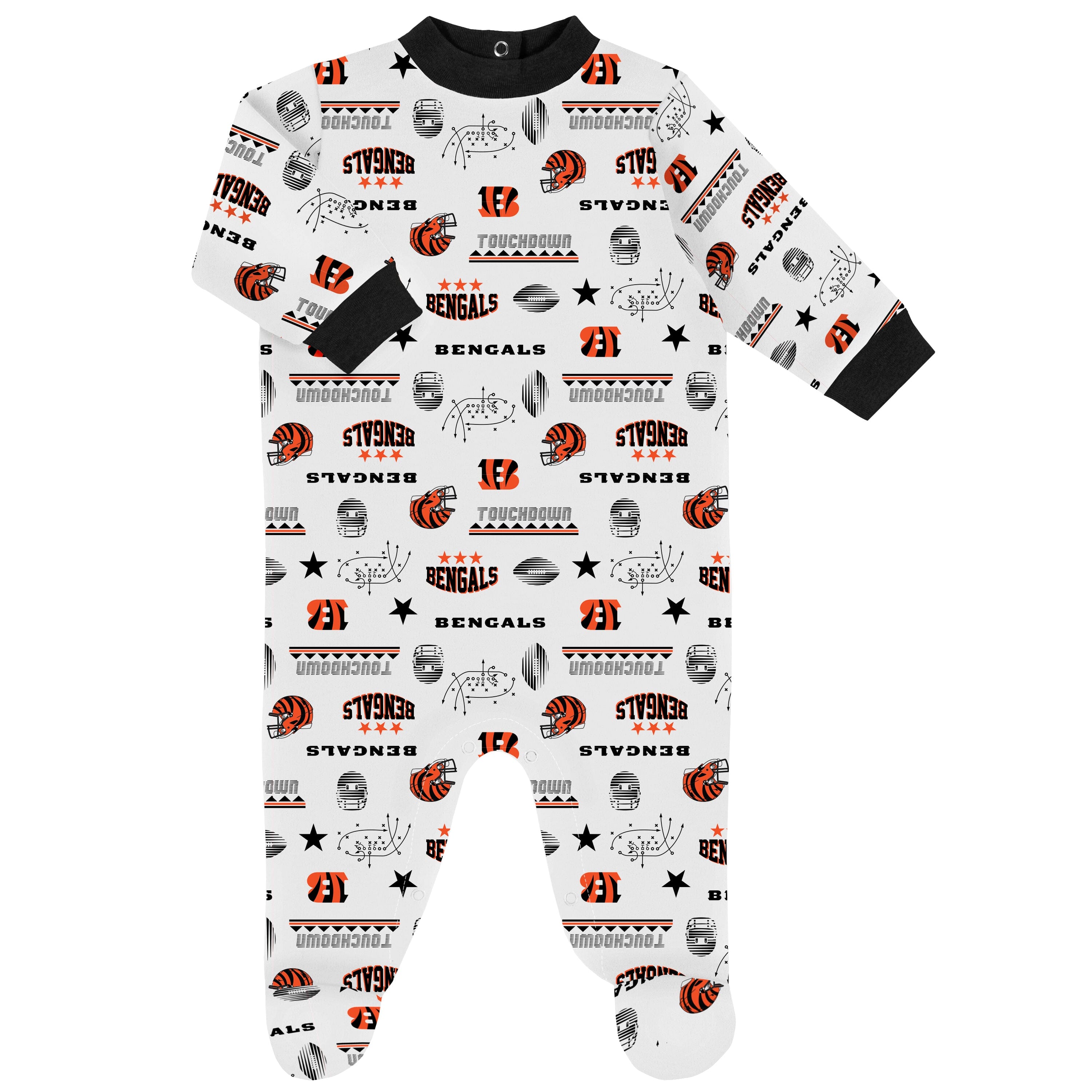 3-Piece Baby Boys Cincinnati Bengals Bodysuit, Sleep 'N Play