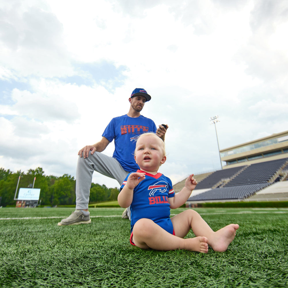 Baby Boys Buffalo Bills Short Sleeve Jersey Bodysuit NFL NFL 