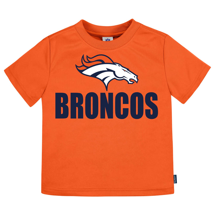 3-Pack Baby & Toddler Boys Broncos Short Sleeve Shirts