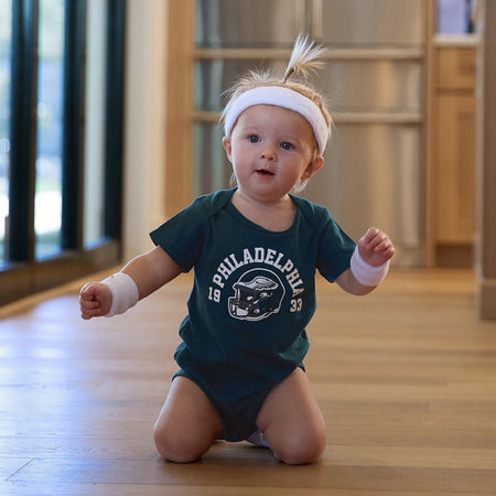 3-Pack Baby Boys Philadelphia Eagles Short Sleeve Bodysuits