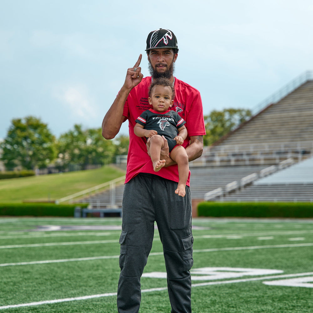Baby Boys Atlanta Falcons Short Sleeve Jersey Bodysuit NFL NFL 
