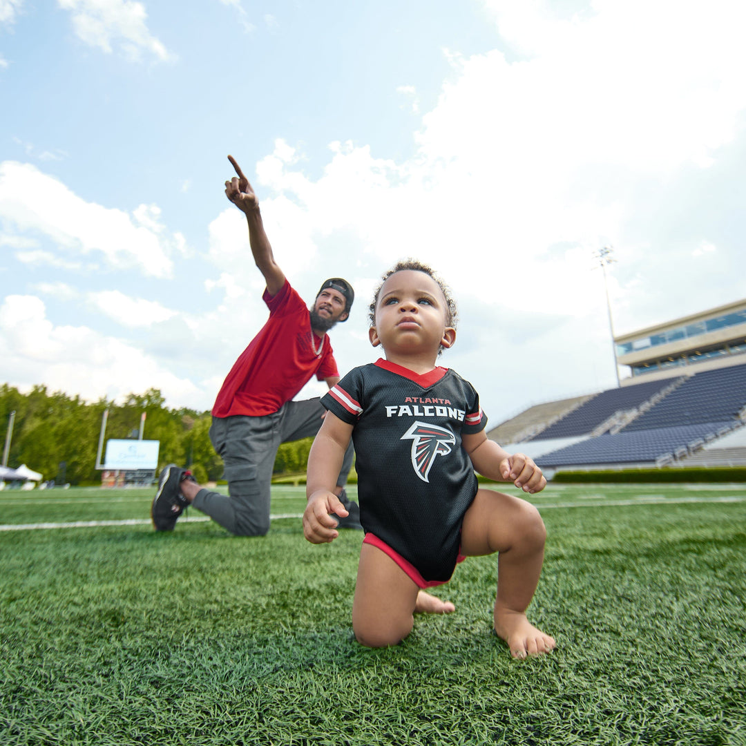 Baby Boys Atlanta Falcons Short Sleeve Jersey Bodysuit NFL NFL 