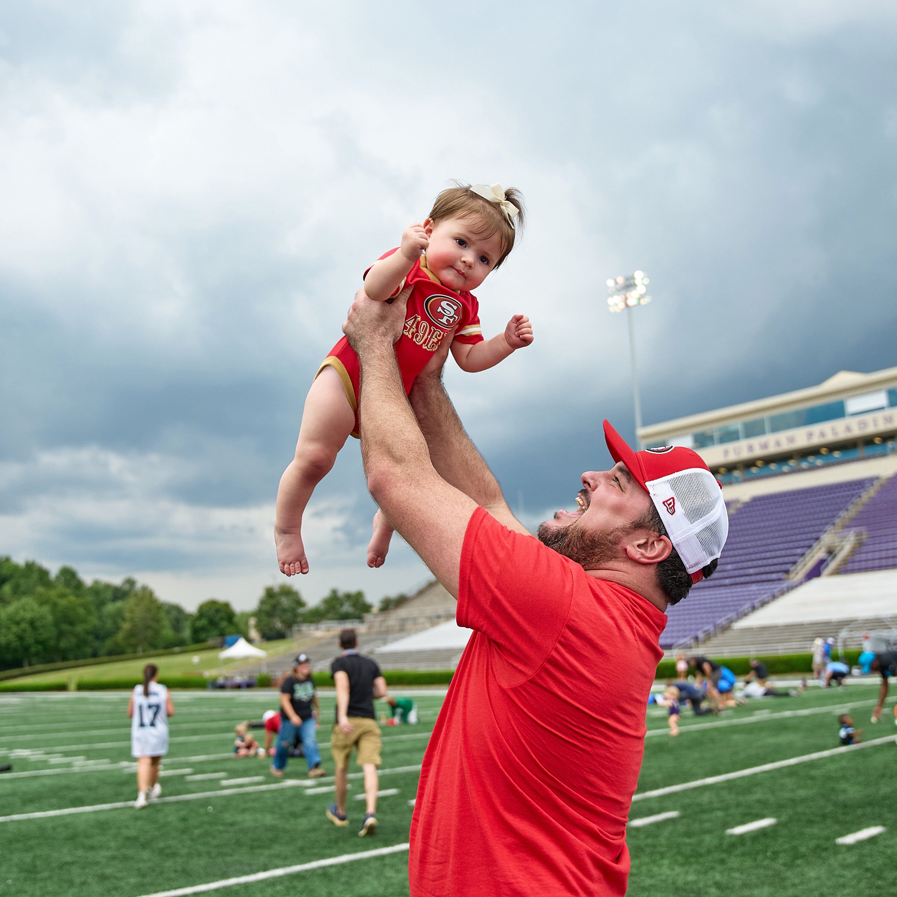 Baby Boys San Francisco 49ers Short Sleeve Jersey Bodysuit NFL NFL 