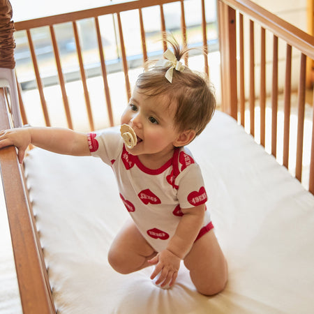 3-Pack Baby Girls San Francisco 49ers Short Sleeve Bodysuits