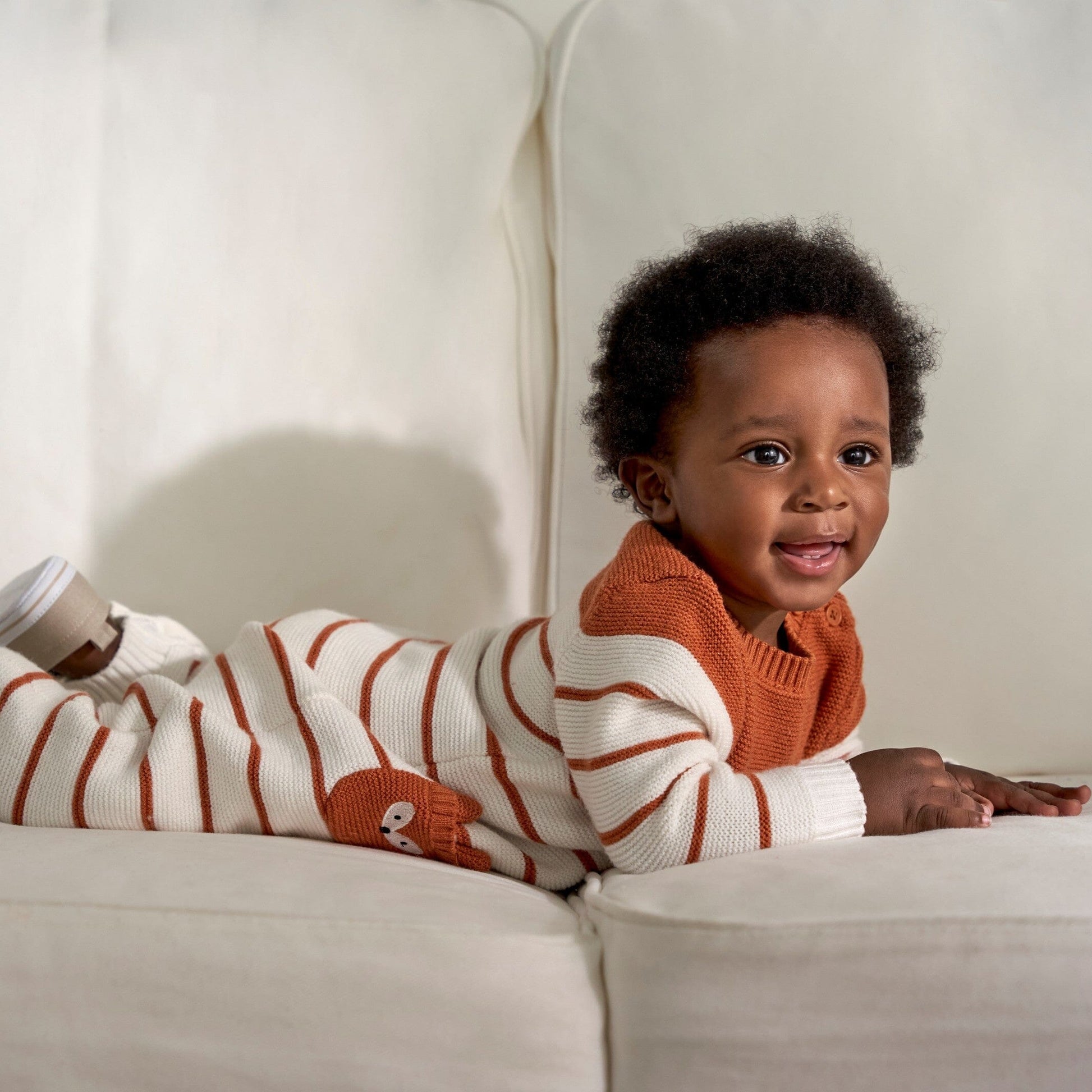 Baby Boys Fox Romper