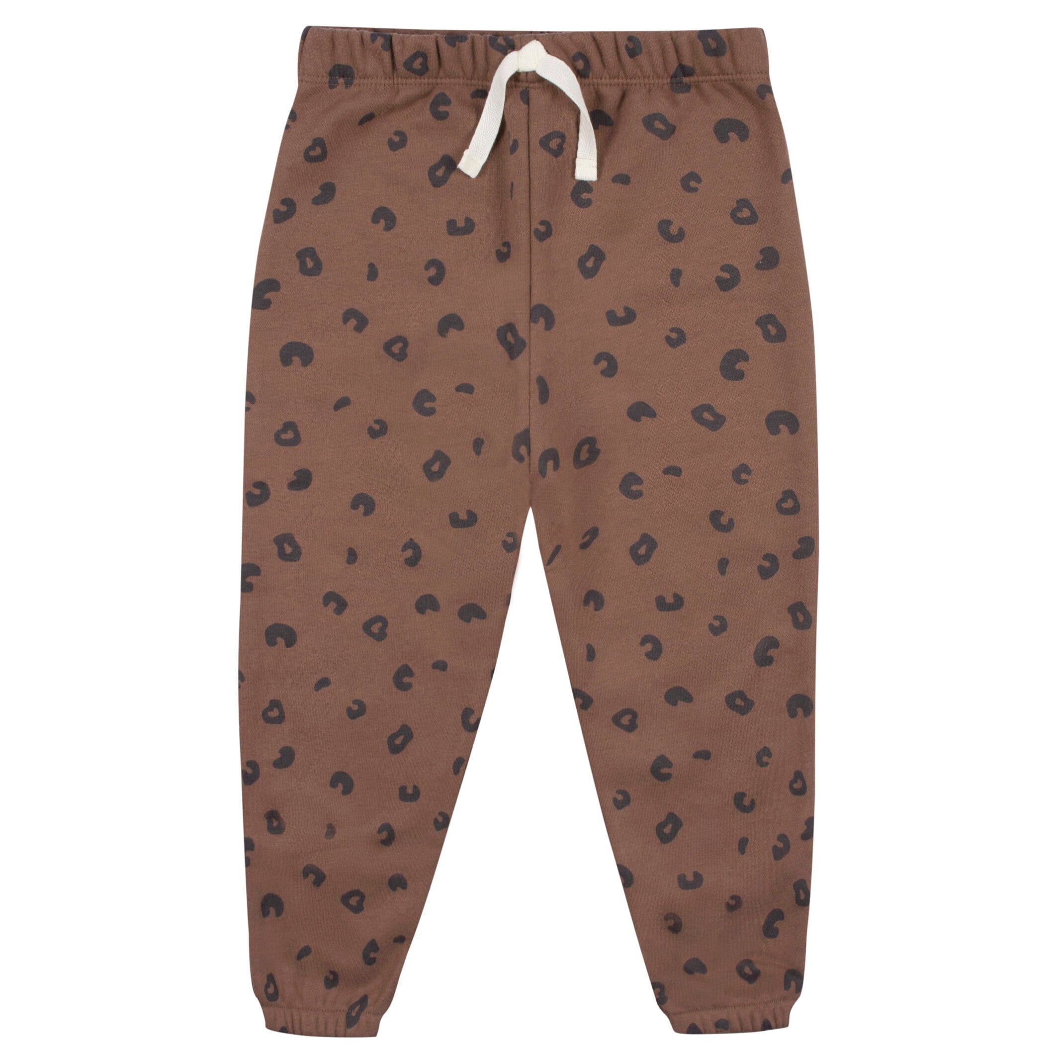 2-Multi Pc Sets Infant and Toddler Girls Brown Leopard Sweatshirt & Pant