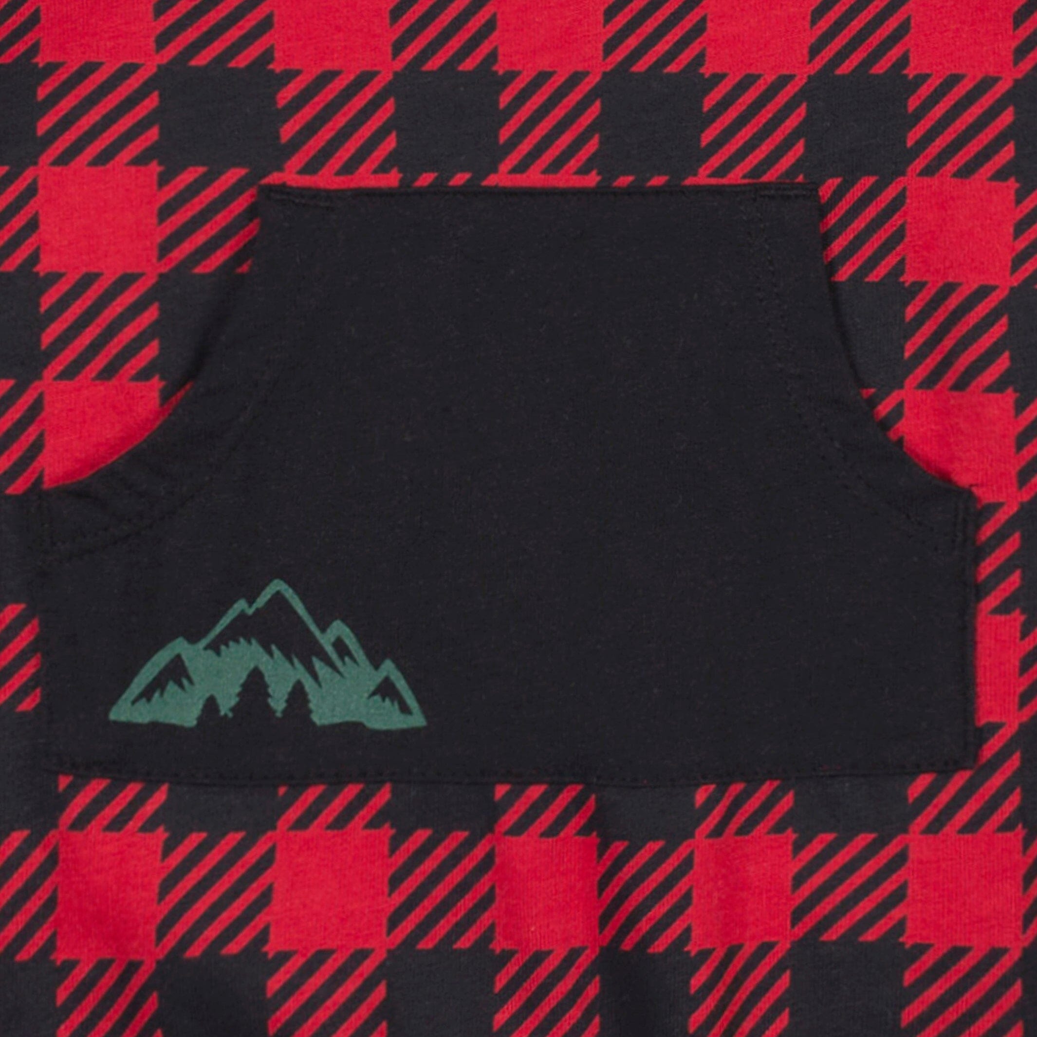 2-Pack Baby Boys Black Explore Rompers