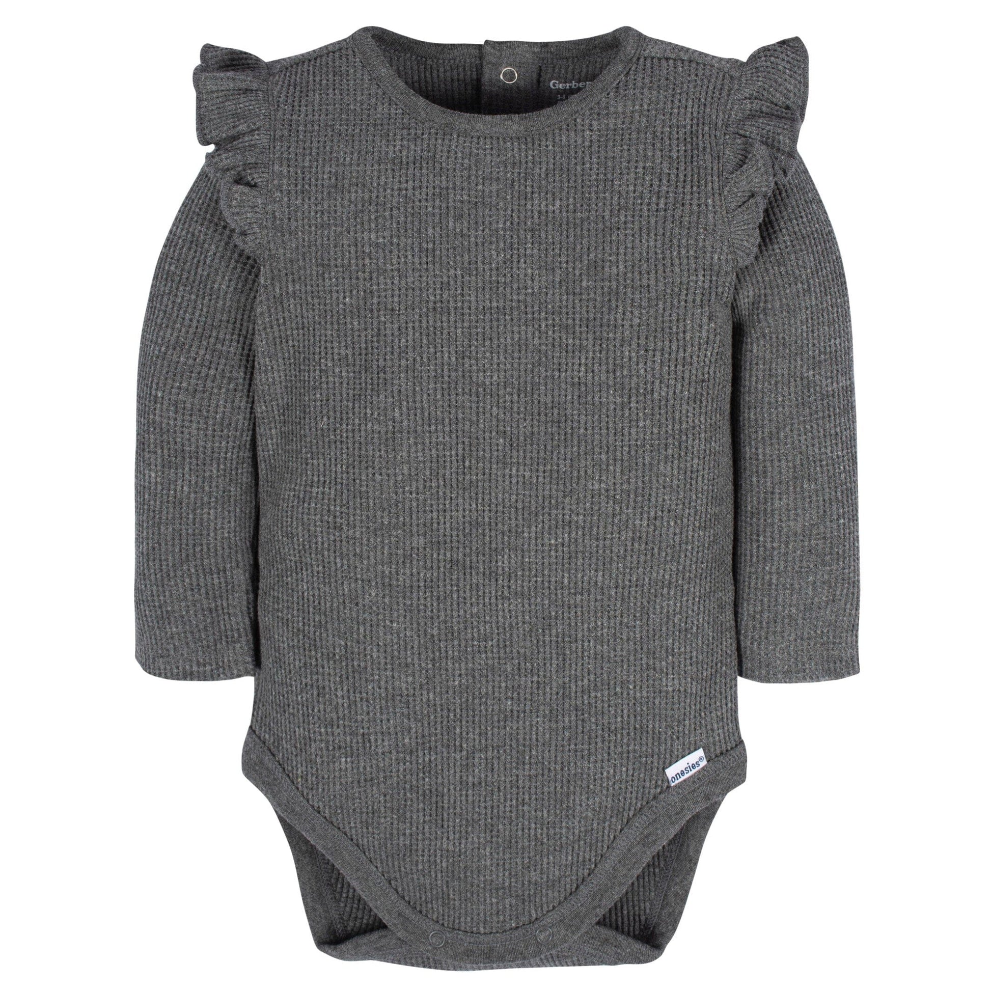 2-Pack Baby Girls Confetti Long Sleeve Onesies® Bodysuits