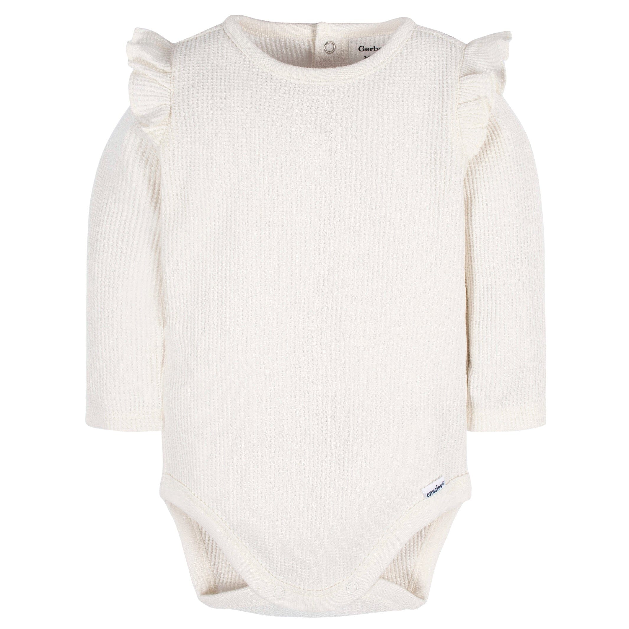 2-Pack Baby Girls Flower Toss Long Sleeve Onesies® Bodysuits