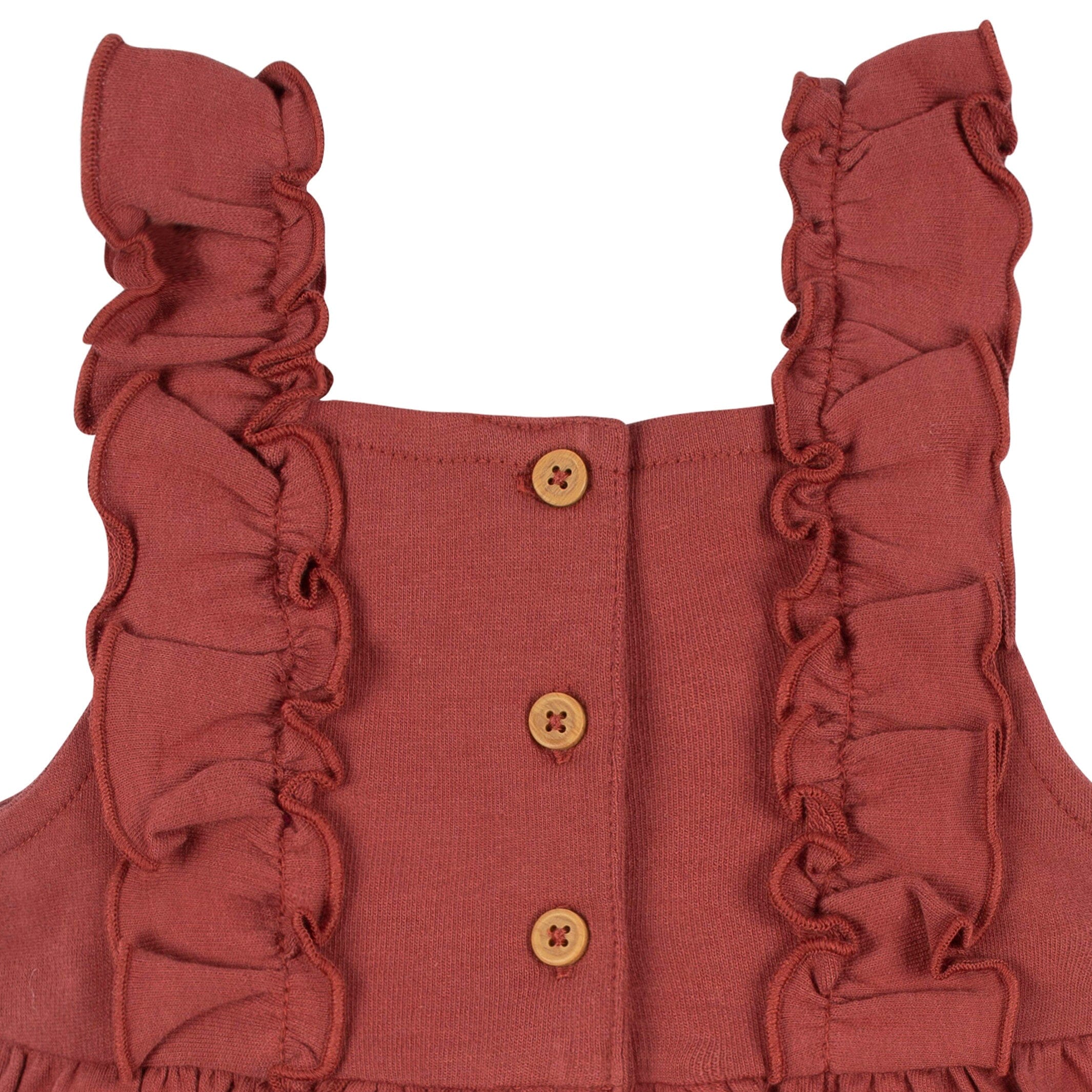 2-Piece Baby Girls Orange Leaves Jumper & Top Set