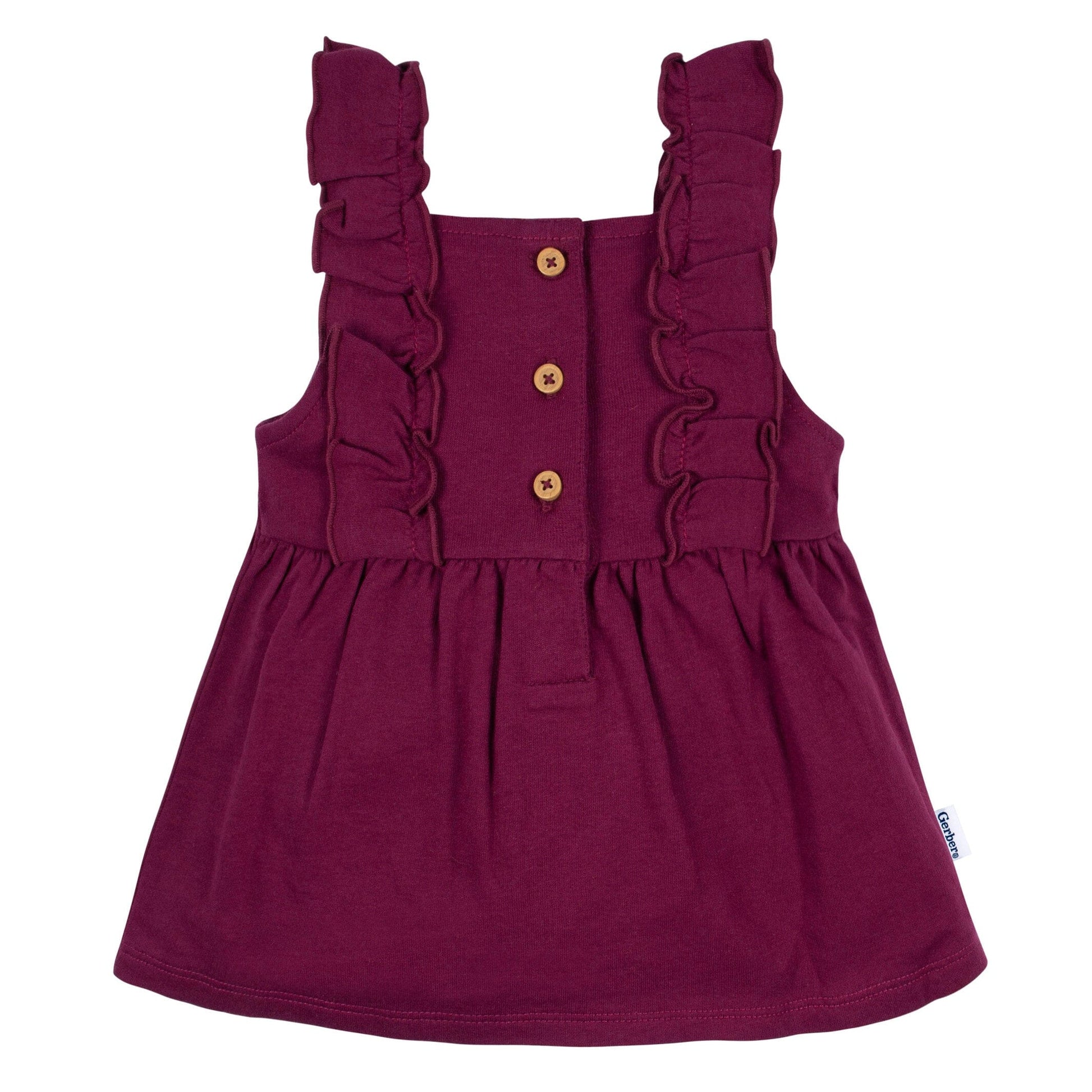 2-Piece Baby Girls Purple Floral Jumper & Top Set