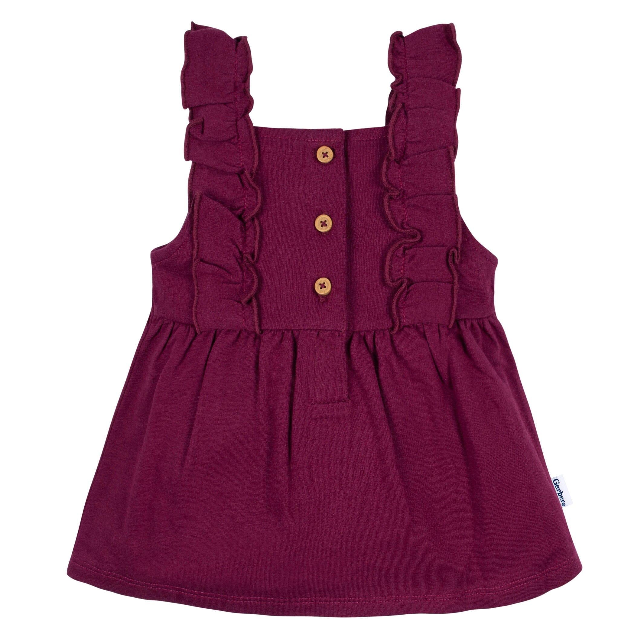 2-Piece Baby Girls Purple Floral Jumper & Top Set