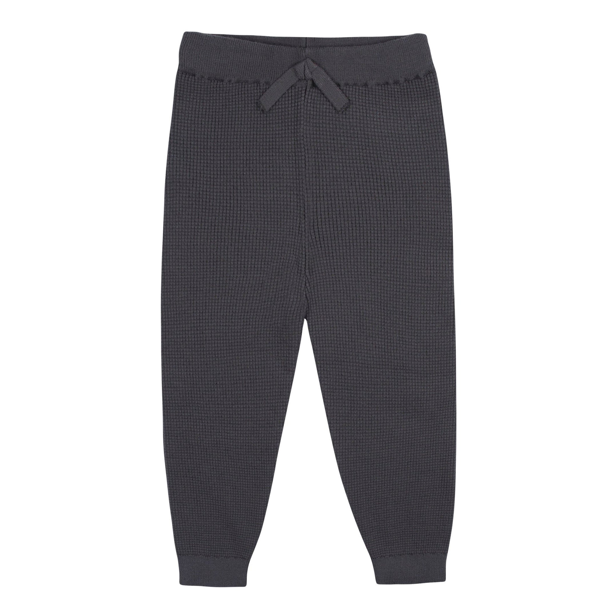 2-Piece Baby and Toddler Boys Charcoal Sweater Knit Set