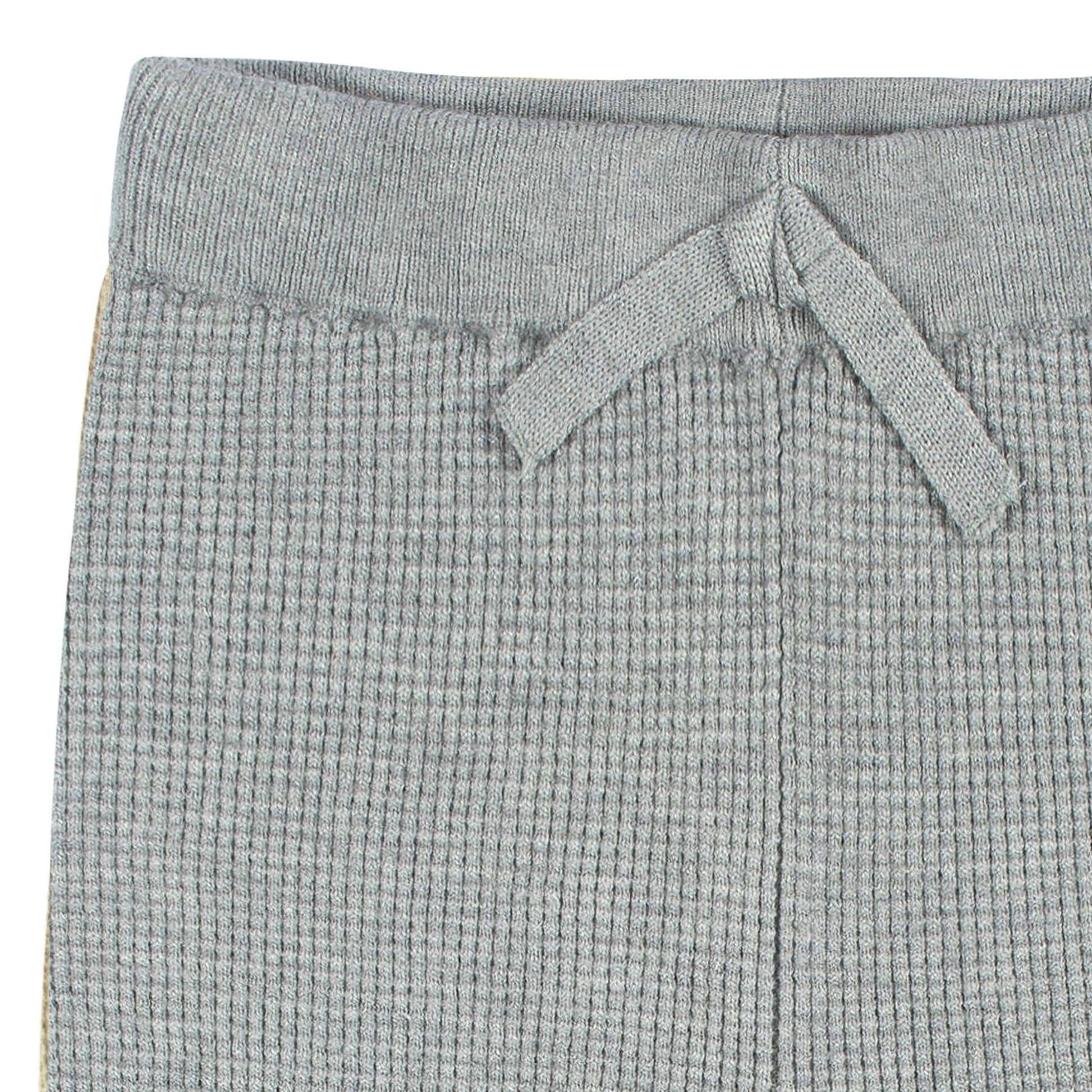 2-Piece Baby and Toddler Boys Grey Heather Sweater Knit Set