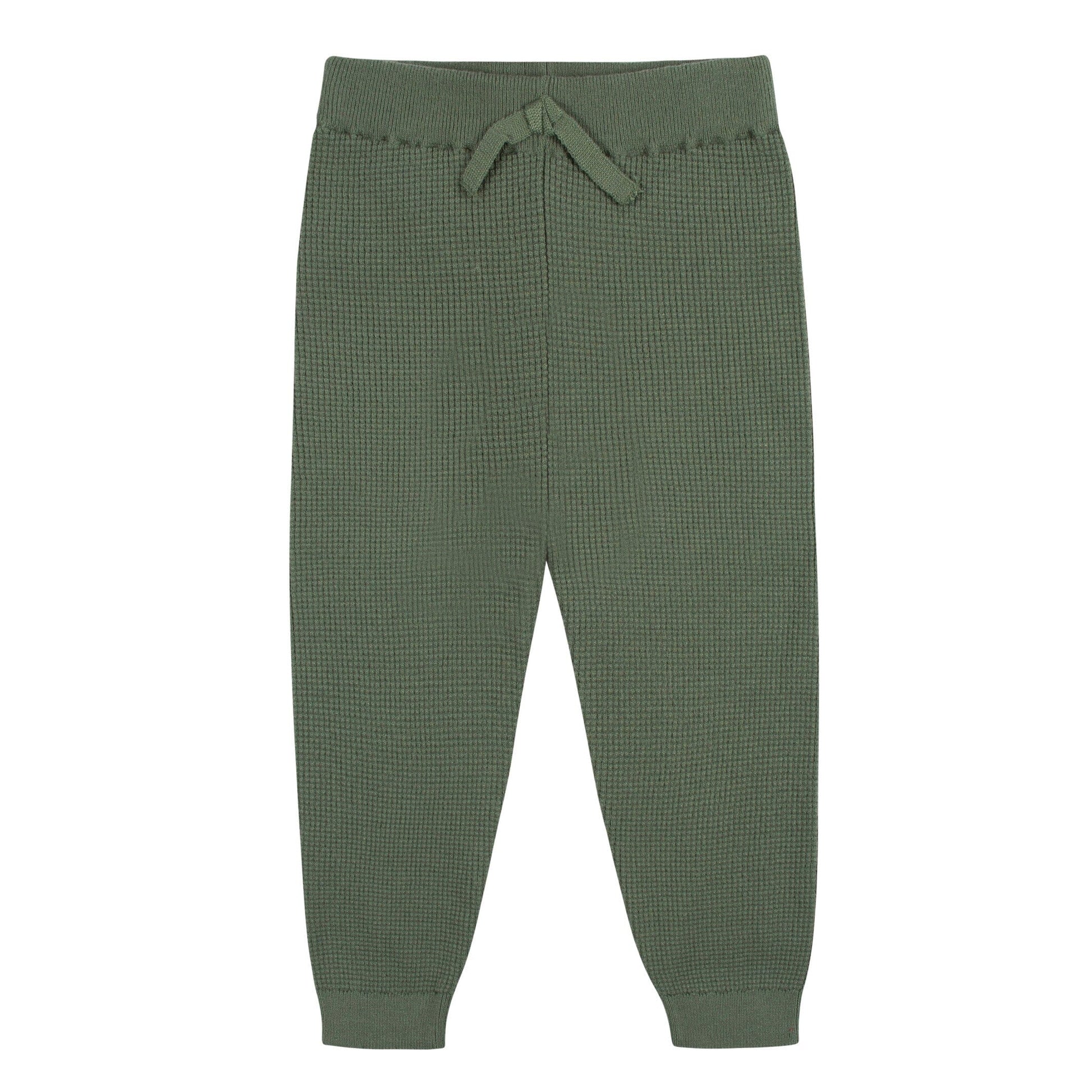 2-Piece Baby and Toddler Boys Olive Green Sweater Knit Set