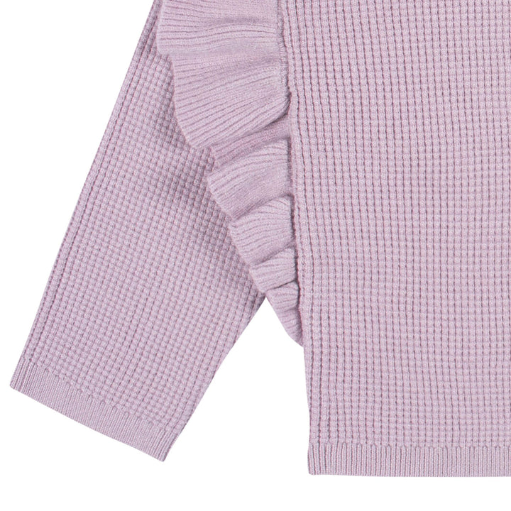 2-Piece Baby and Toddler Girls Lavender Sweater Knit Set