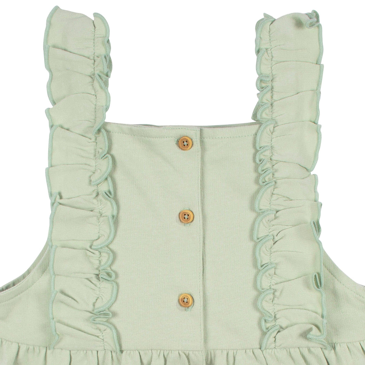 2-Piece Toddler Girls Green Floral Jumper & Top Set