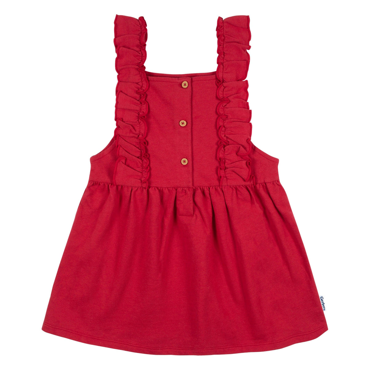 2-Piece Toddler Girls Red Holly Berries Jumper & Top Set