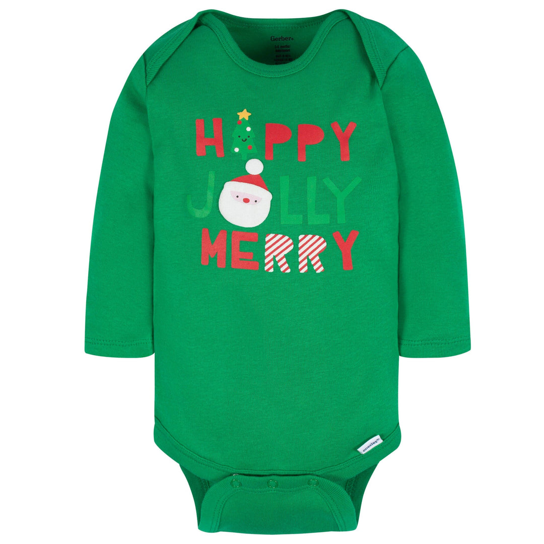 3-Pack Baby Neutral Happy Jolly Onesies® Bodysuits
