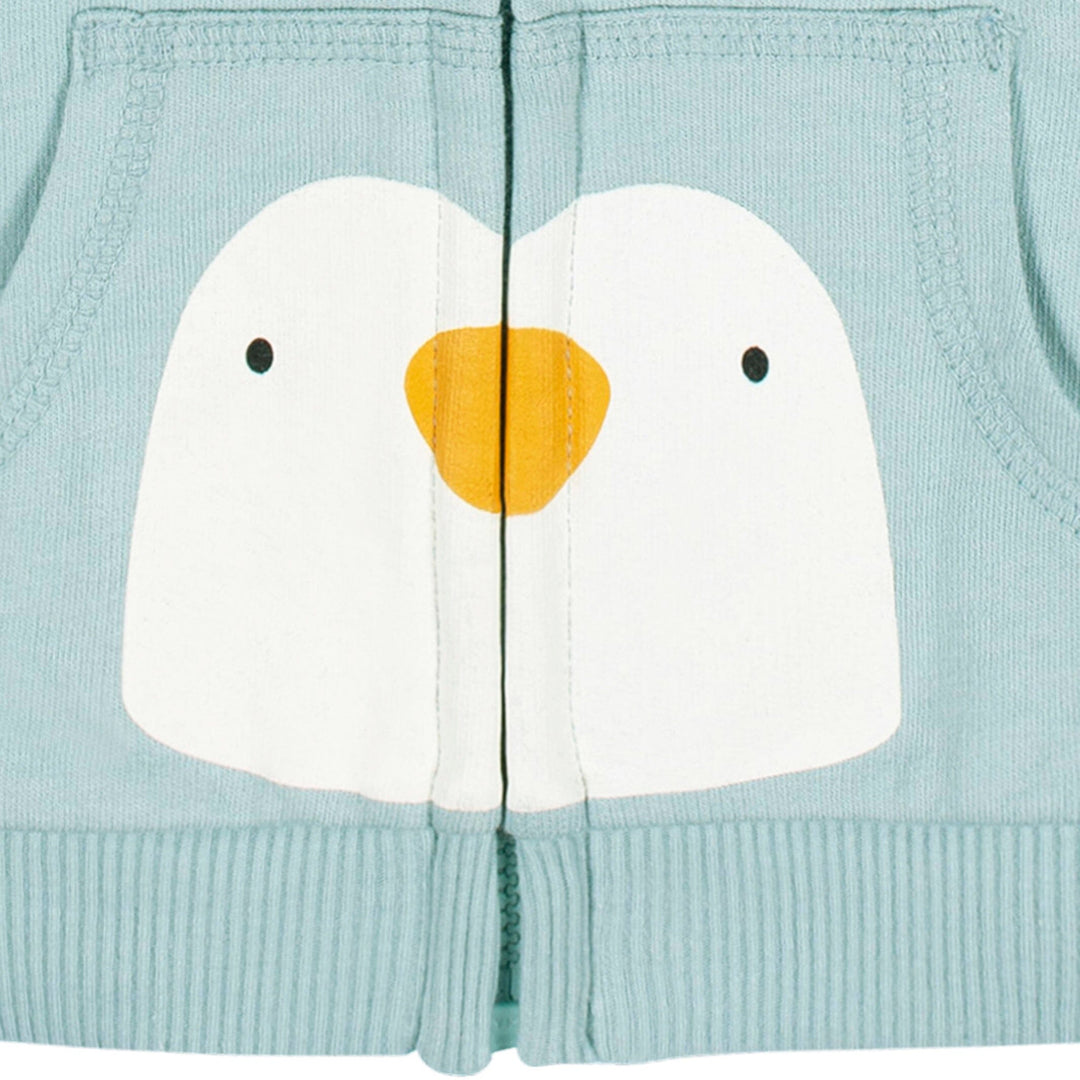 3-Piece Baby Boys Penguin Hoodie, T-Shirt & Active Pant Set
