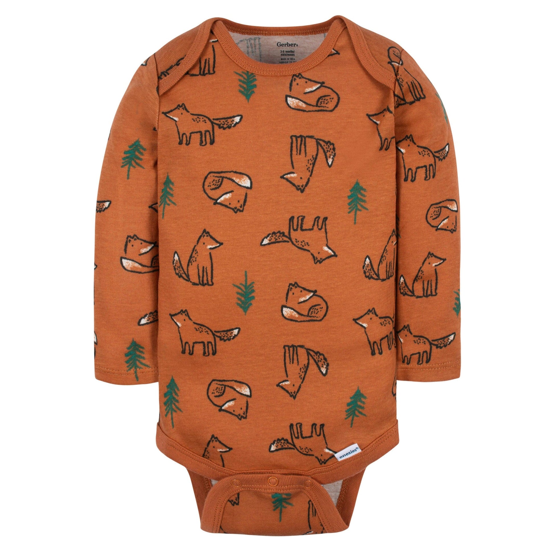 6-Pack Baby Boys Fox Onesies® Bodysuits