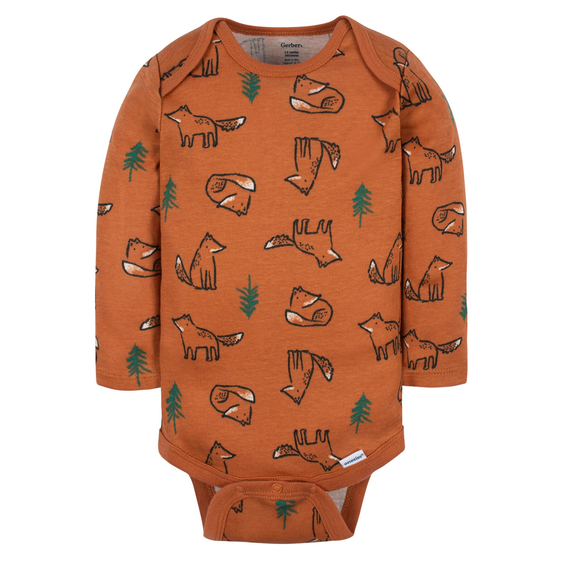 6-Pack Baby Boys Fox Onesies® Bodysuits